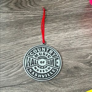 Country Music Hall of Fame Silver Ornament